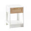 Table de bout 15,75 "en rotin avec tiroir, table de chevet moderne-86862978