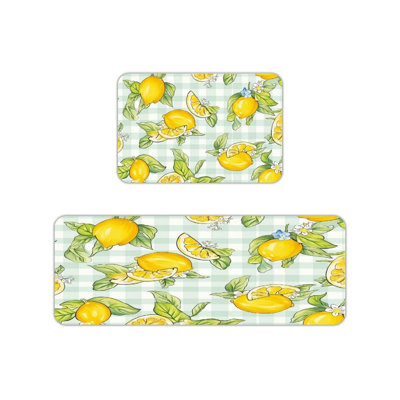 Tapis de cuisine Gingham