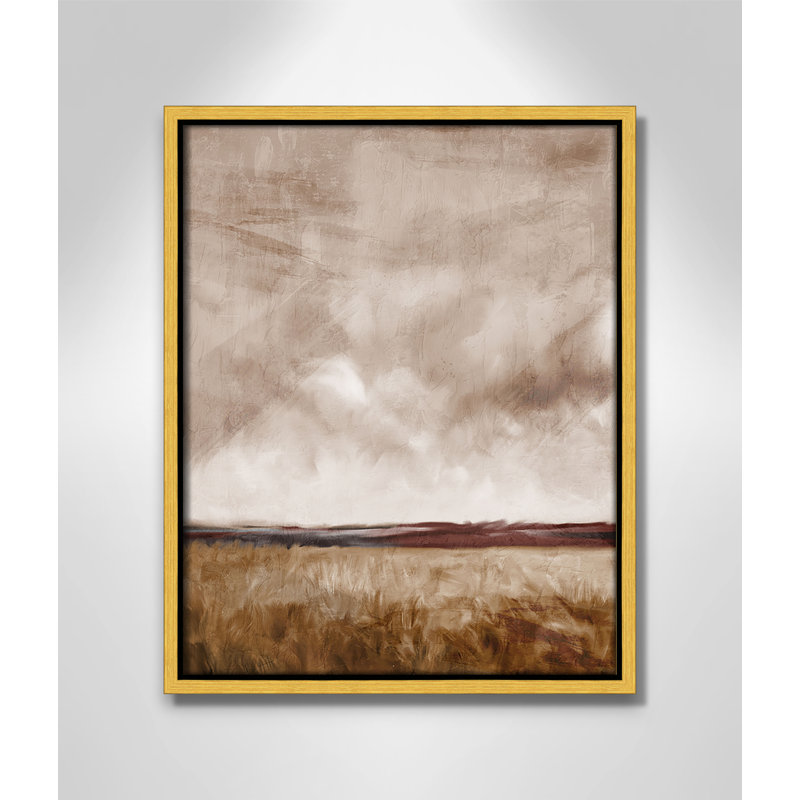 «Autumn Sky Print» par Kimberly Allen, 12.5' W x 15.5' H, Flotteur doré