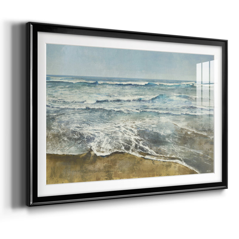 Beachcombing, reproduction d'art encadrée, Noir, H 30 po x l 44 po x P 1,5 po