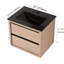 Meuble-lavabo 24 po, avec lavabo en céramique et 2 tiroirs