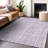 Premium Machine Washable Prisco Lavender Rug-720249519