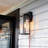 Classic Outdoor Wall Sconce with Built-in GFCI Outlet 1 Light-1153121466-1153121465
