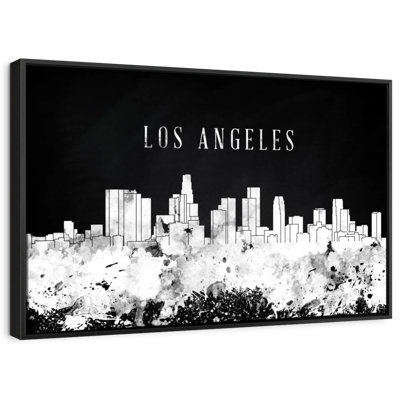 "LA Skyline BW"