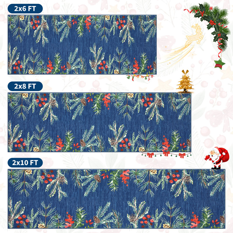Tapis de Noël 2 x 6 po
