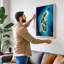 Atoll From Above Coastal - Wrapped Canvas-917022042-917022052