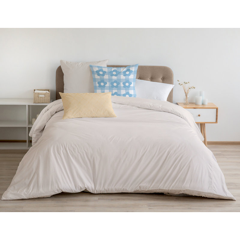 Geometric Reversible Throw Pillow, 18"H x 18"W, Square