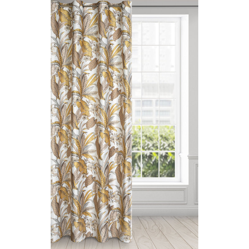 D91 Bari Eyelet Blackout Curtain