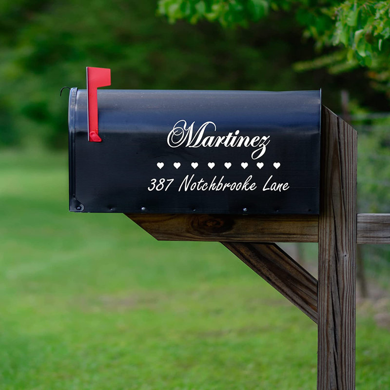 Vinyl Mailbox Cover, 5.5" H x 11" W x 0.01" D, White