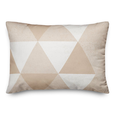 Collection 2 Modern Tri-Block Geometric Lumbar Pillow