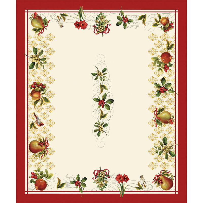 Festive Opulence Tablecloth, 84" x 70"