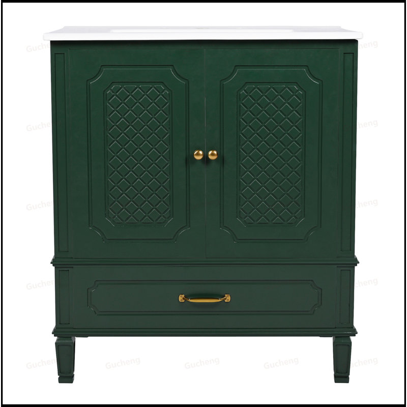 Meuble-lavabo à fermeture en douceur 30 po avec lavabo