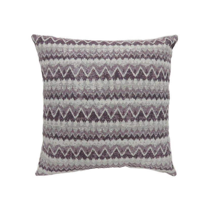 Housse et insert d'oreiller carré, H 22 po x l 22 po, Mauve