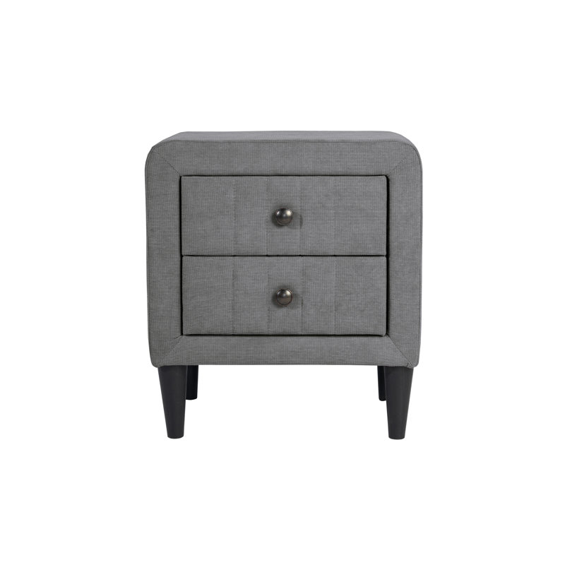 Table de chevet Sylvia, Gris