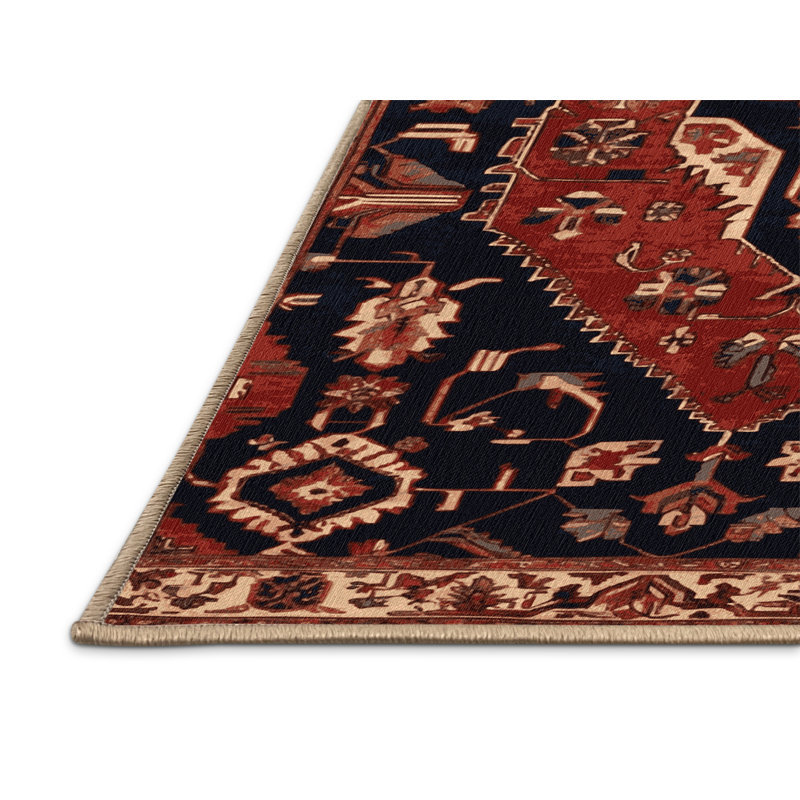 Tapis brun lavable à la machine, Rectangle 2 pi x 3 pi