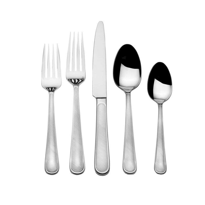 Mikasa Veramar 20 Piece Flatware Set, Service For 4, 18/10 Stainless Steel