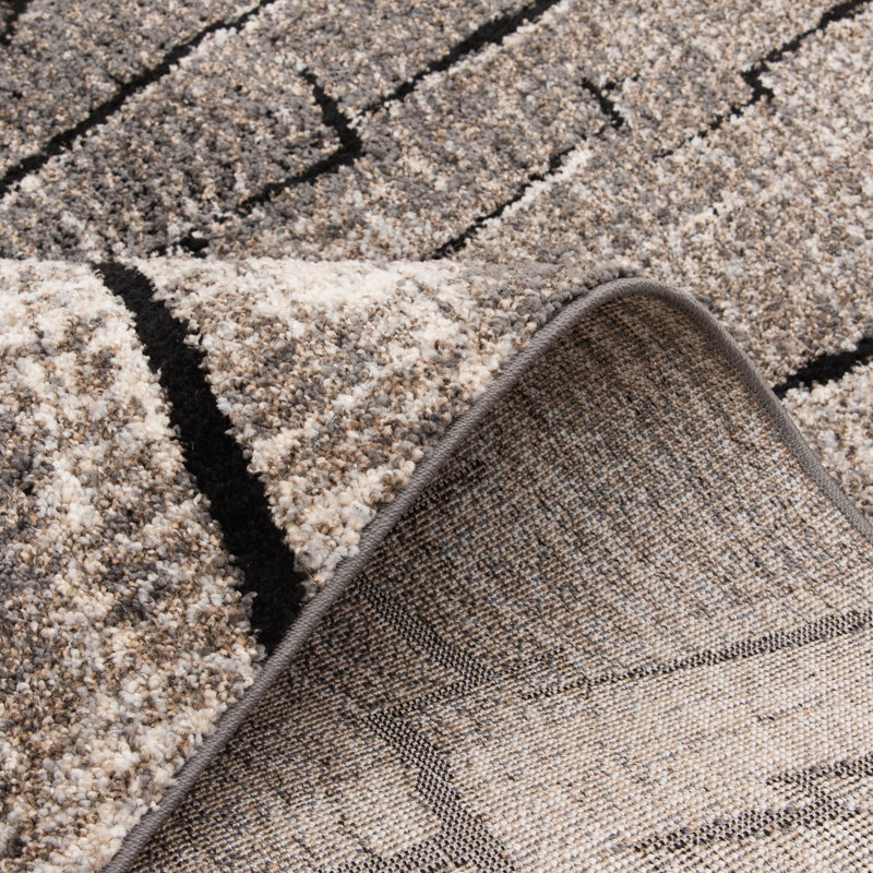 Abstract Indoor Rug, Rectangle 7'10" x 9'10"