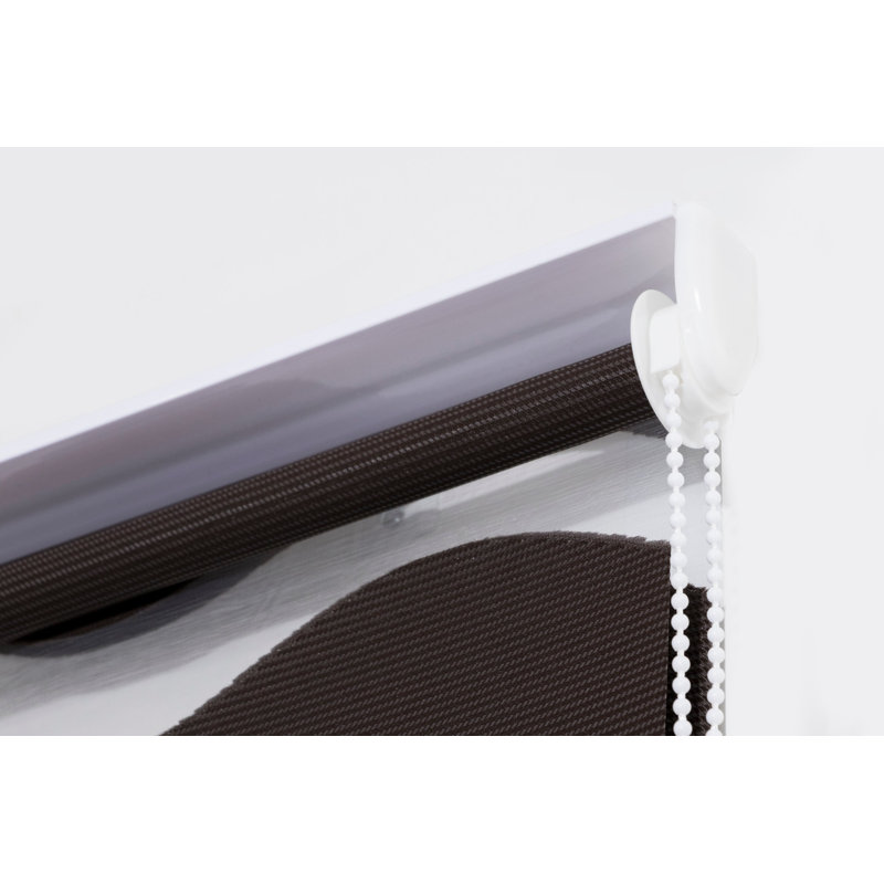 Semi Sheer Zebra Shades, Brown, 175 cm L x 125 cm W