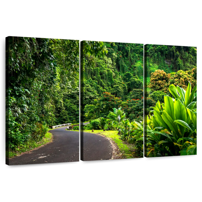 Sebbie Hawaii Jungle Road, H 32 po x l 50 po