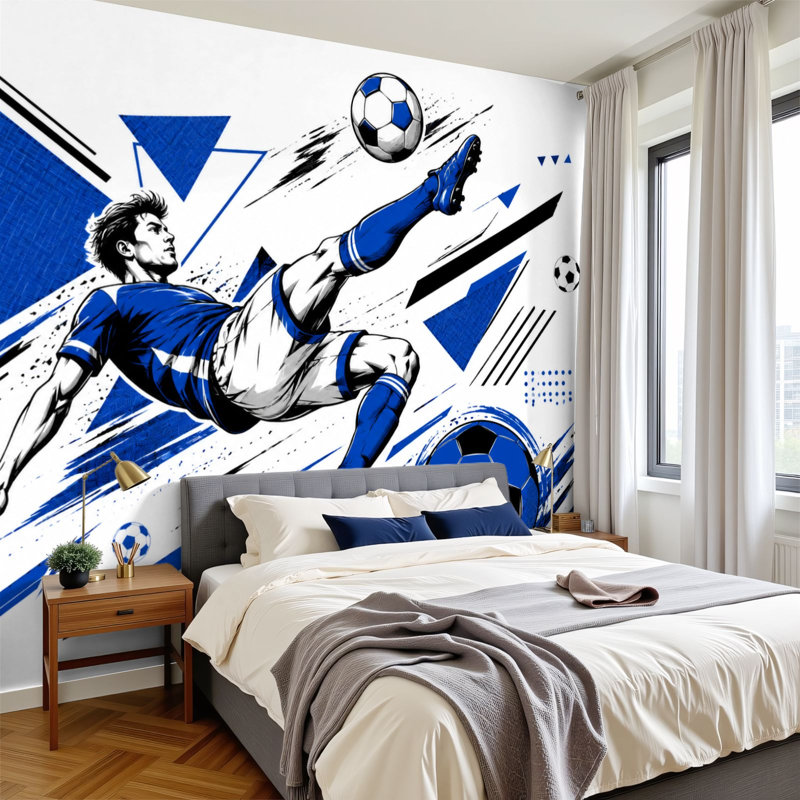 Papier peint adhésif auto-adhésif moderne pour la chambre à coucher Peel and Stick L 69 po x l 96 po
