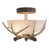 Portillo Glass Semi Flush Mount