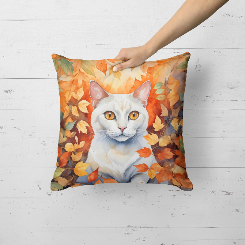 Coussin décoratif Khao Manee, Carré 18 po