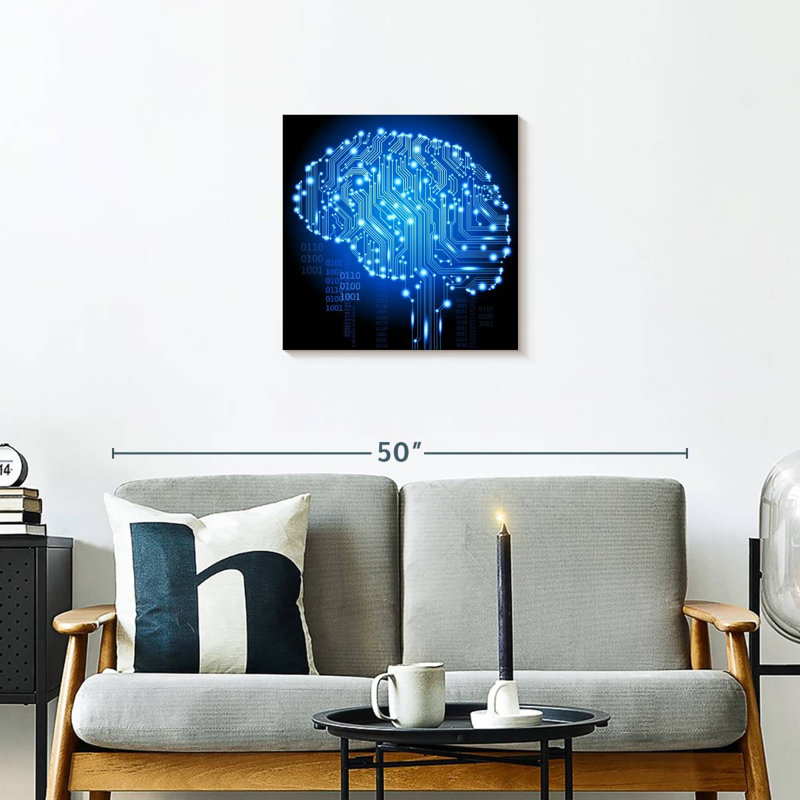 Keiri Cyborg Brain, 20" H x 20" W