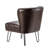 Euclid Faux Leather Chair With Metal Base-1978972597