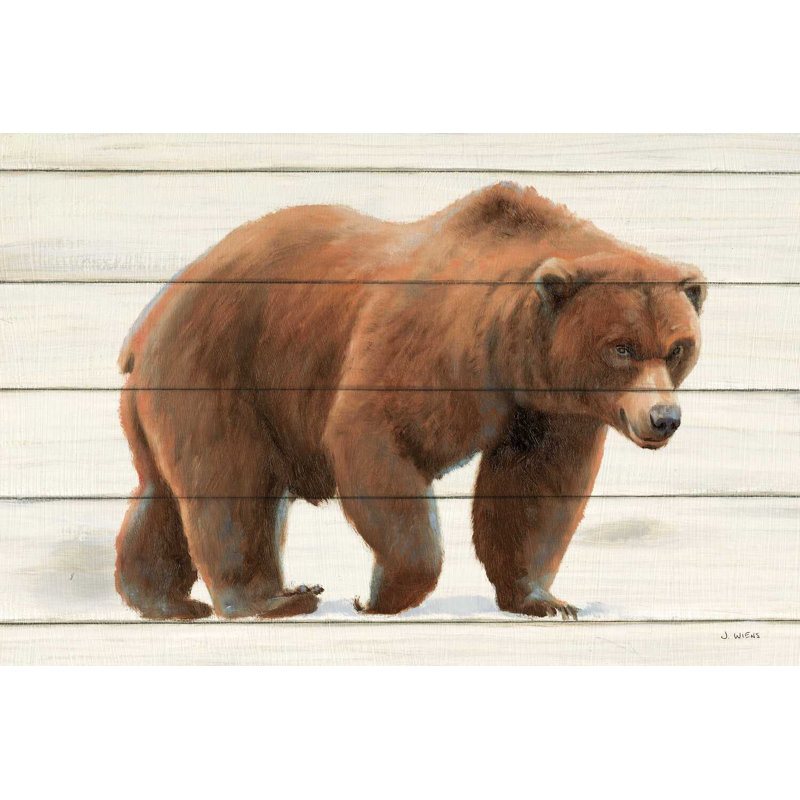 Northern Wild I sur bois, H 24 po x l 36 po x P 1,25 po