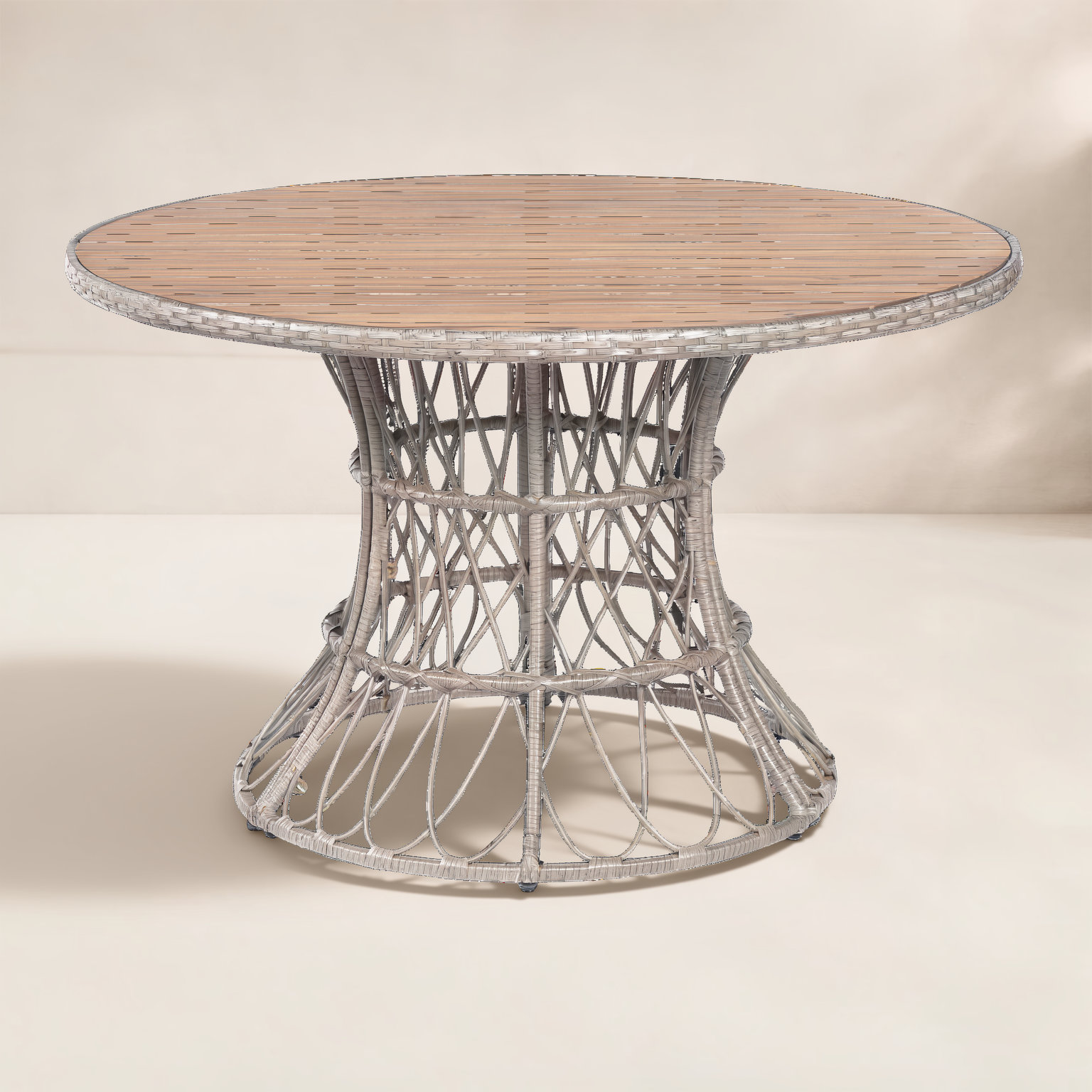 47" Acacia Patio Bistro Table, Brown