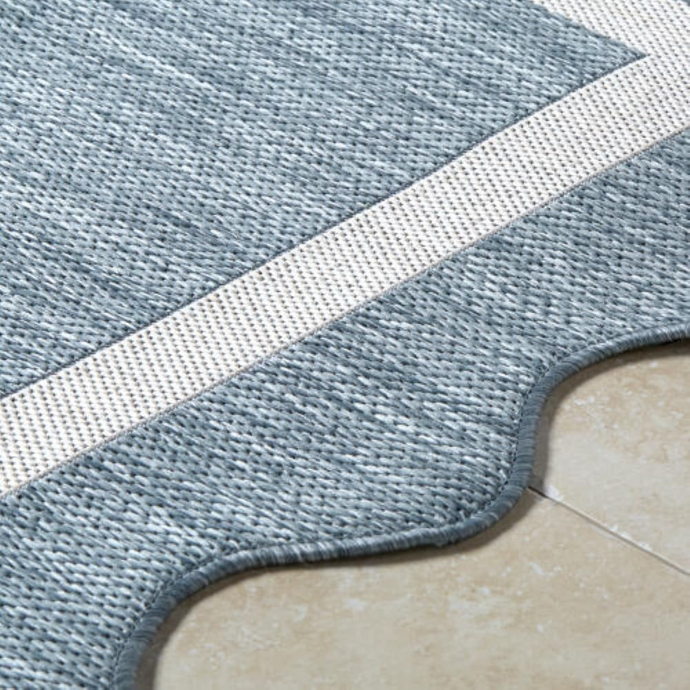 Skiles Gray Outdoor Rug, Rectangle 2'3.6" x 3'9.3"