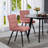 Furst 17.75'' H Tufted Velvet Upholstered Metal Side Chair-2033711541