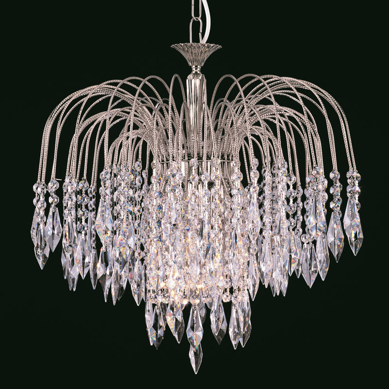 6 - Light Crystal Chandelier