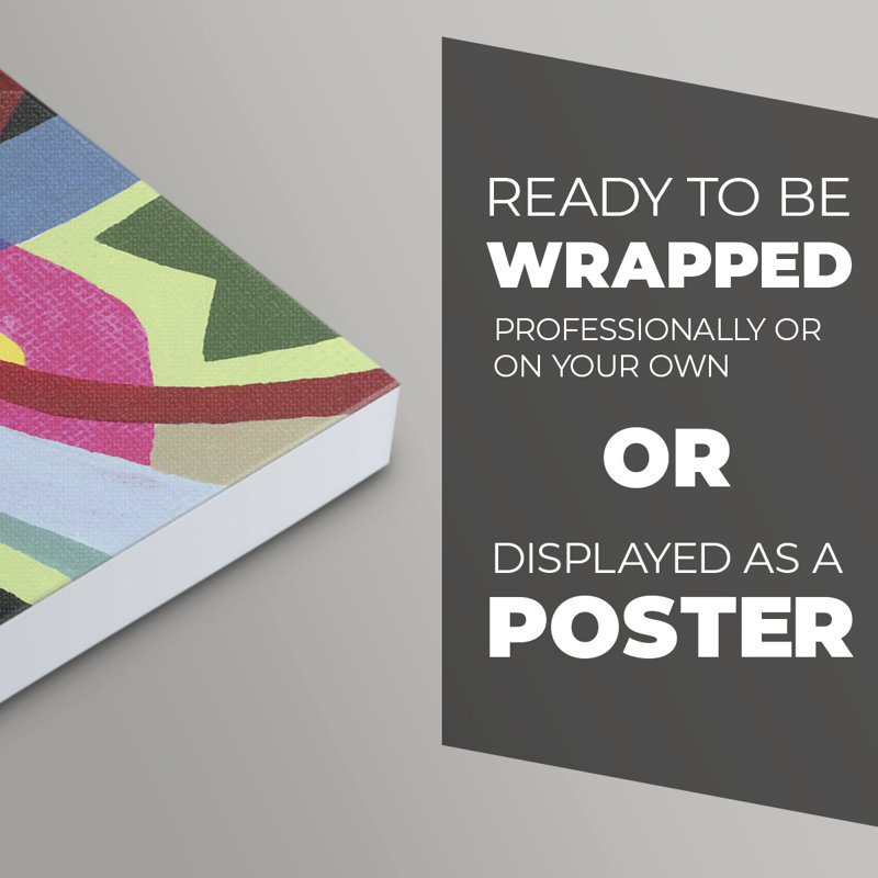 Bold Shape Shift II - Impression sur toile seulement - NON-CADRE
