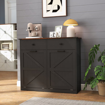 Armoire poubelle double inclinable Farmhouse Blue