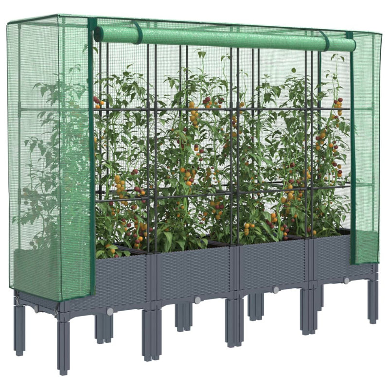 Bautista Raised Garden Bed, Blue Grey