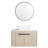 30''Modern Design Float Bathroom Vanity With Ceramic Basin