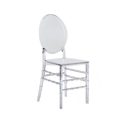 Stackable Ghost Style Clear Acrylic Event Chairs – Set of 2