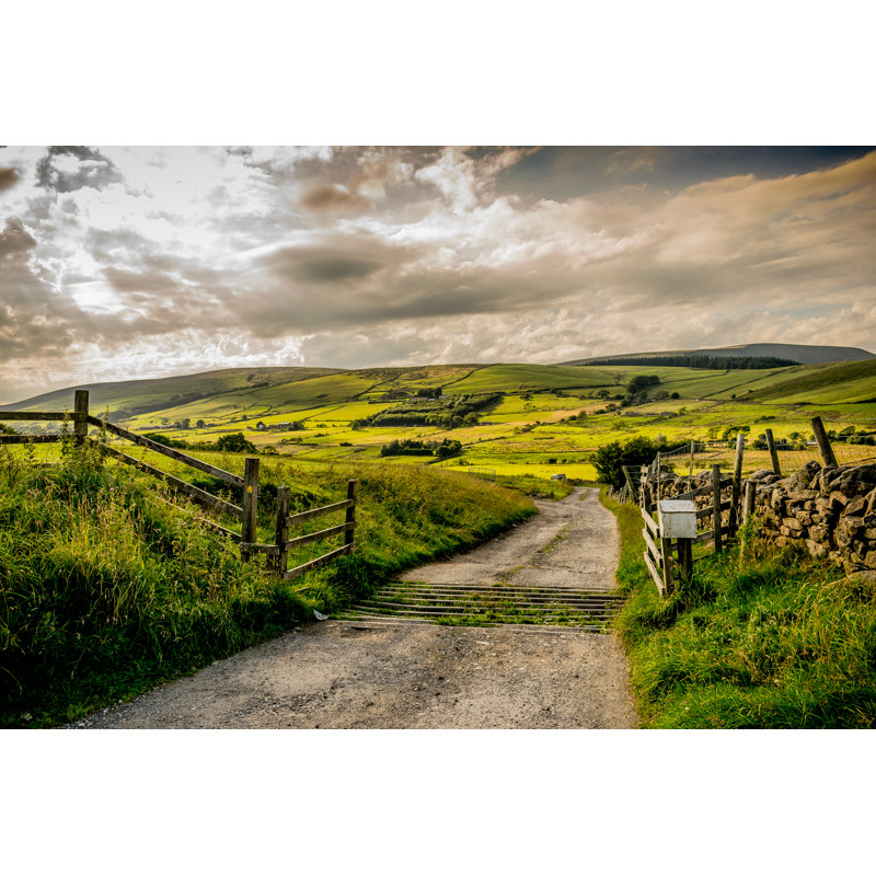 Summer At West Pennines Moors by LukeP77 - Wrapped Canvas Print, 30cm H x 46cm W x 3.8cm D