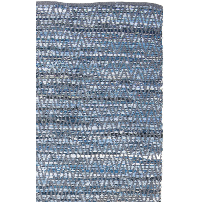 Tapis à chevrons performance tissé à la main Montauk, Rectangle 8 pi x 10 pi