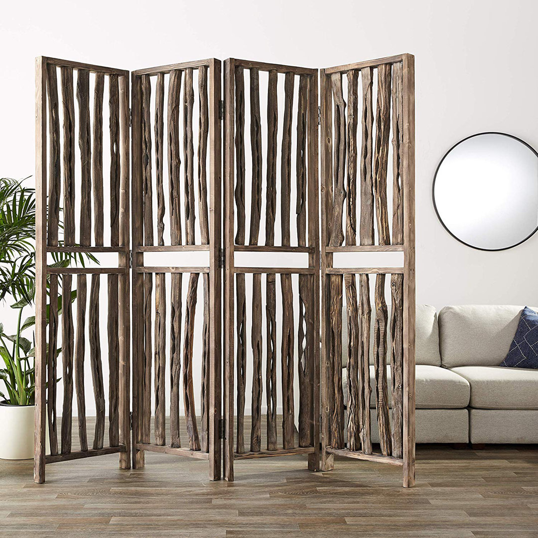 Pinero Folding Room Divider Union Rustic Number of 