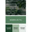 Aquarelle abstraite, art mural vert en métal 13-577769387