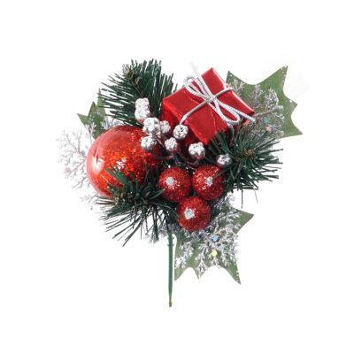 24-Piece Tree Pick Set – Lifelike Decorative Picks, Perfect for Holiday Trees, Wreaths, Garlands, and Christmas Arrangements