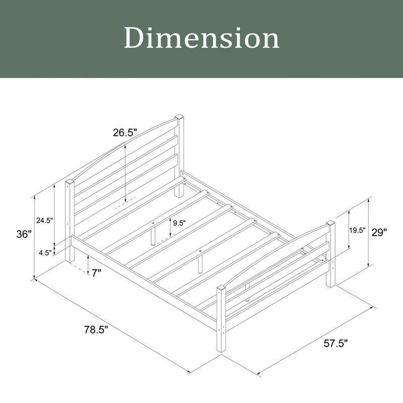 Lit plateforme Wood