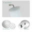 Pomme de douche ronde 10 po avec robinet de baignoire et valve brute-60220257