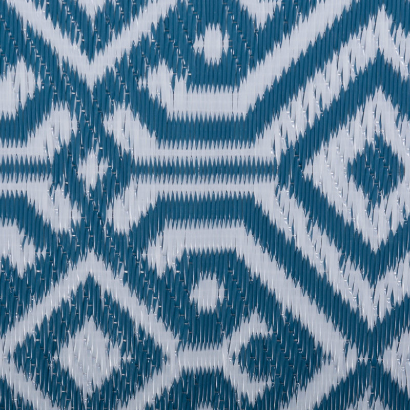 Bleu/tapis de zone blanche Bratton
