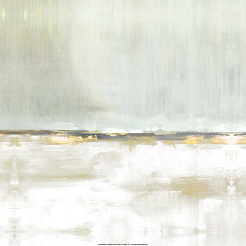 Berthony, horizon doré sur toile, H 12 po x l 12 po