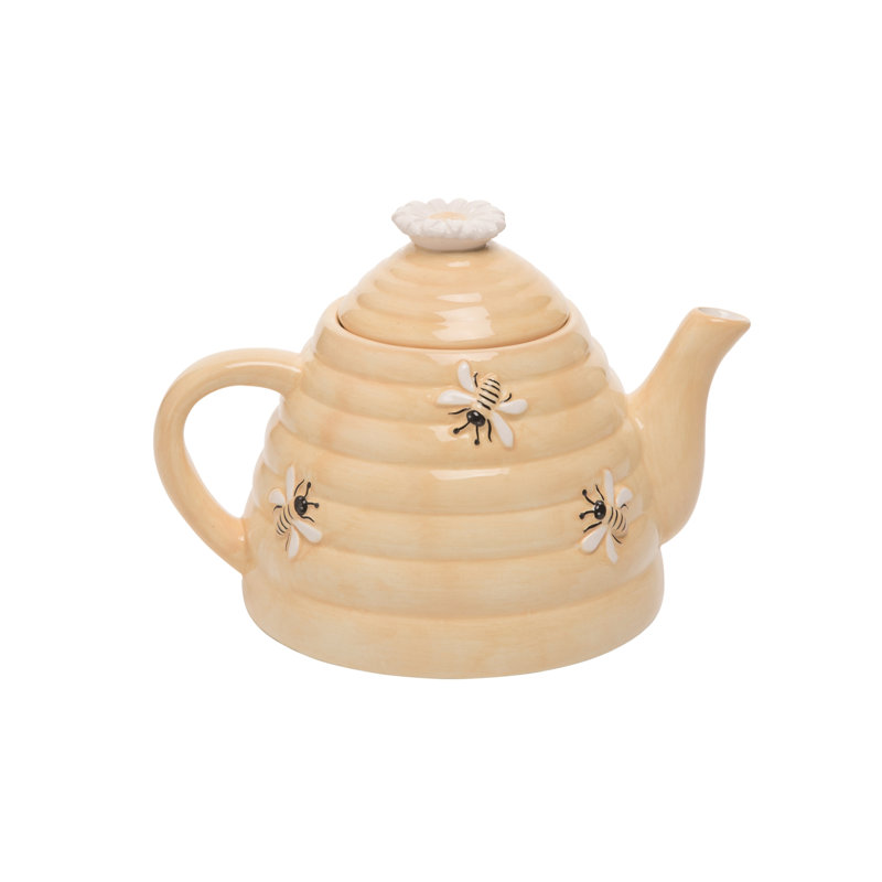 Céramique de 6,5 po House of Hampton® Théière ruche jaune printemps