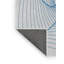 Tapis de zone bleue à motifs-1224249147