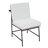 Chantille Upholstered Counter Stool with Metal Frame-1777614446